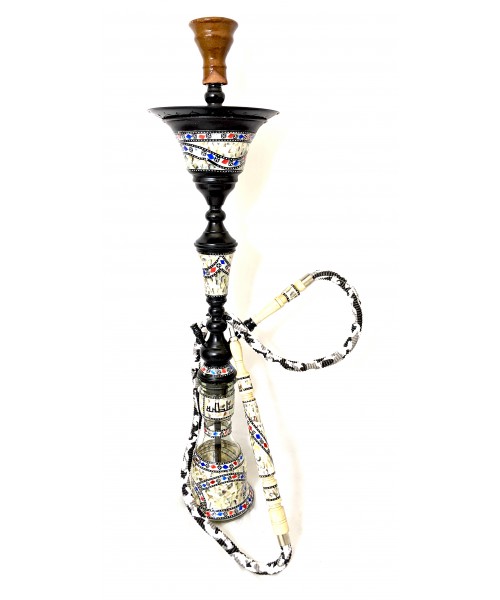 Sultana Hookah - Sadaf w/Ice - Black Matte (36")