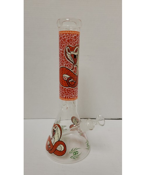 Water Pipe - 14'' RED SNAKE (C-026)